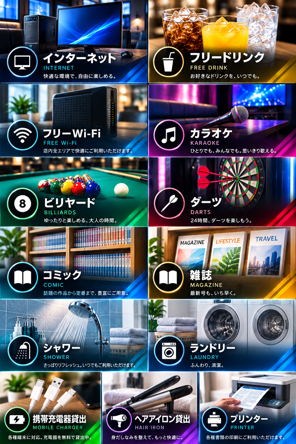 活動歴および当時の関連ビジュアル記録